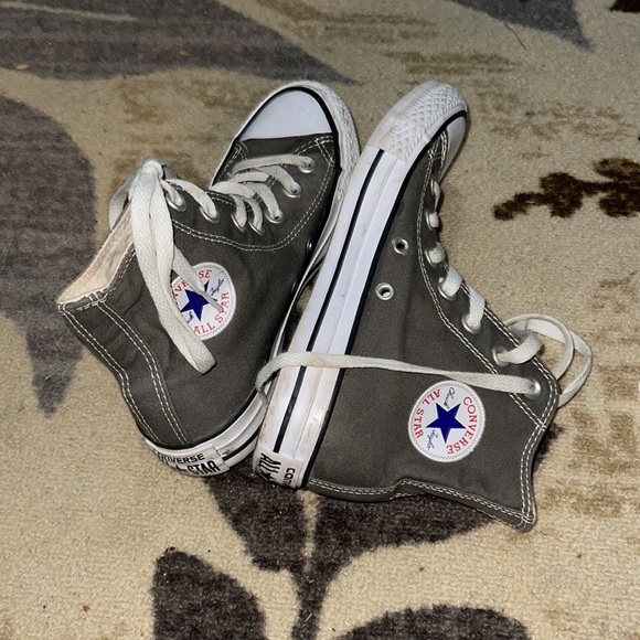 Grey converse high tops - Picture 8 of 10